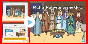 Nativity Scene Riddle Nativity Scenes PowerPoint | twinkl.ca