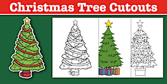 Christmas Tree Cutouts
