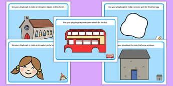 2D Shape Playdough Mats - Playdough mat, playdough resources, 2D shapes, shape learning, shape names, shape Pictures, Shape Words, playdough, numeracy, geometry, shapes, 2d, playdough mats