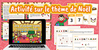 Escape game de Noël - Jeu d'évasion pour enfants