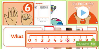 Number 6 - All About Numbers - EYFS - Primary Resources