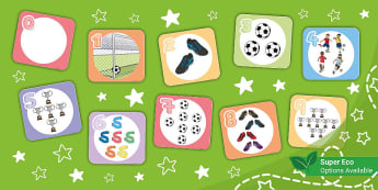 My First Football Counting Flashcards