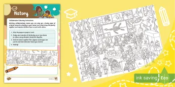 Art Collaborative Colouring • Twinkl.com.au