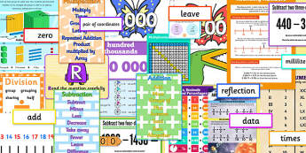 Display Packs Maths Primary Resources - Display Pack Primary Reso