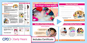 Mark Making Key Developmental Ages And Areas - Early Years Cpd Hub