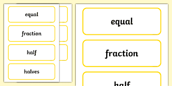 Fractions Year 1 • Twinkl.ca