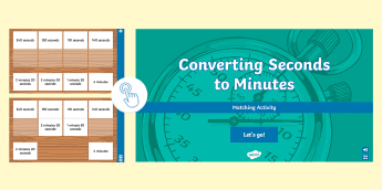 Time Conversion Activities | twinkl.co.uk