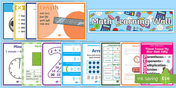 FREE Math Visual Aids Pack