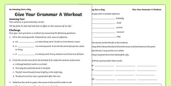 Downloadable English Worksheets: KS2 Twinkl Printable Sheets