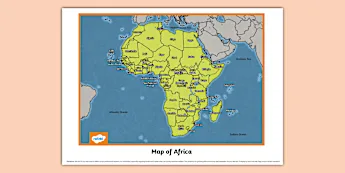 Africa Geography Maps | twinkl.com.au
