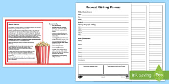 recount writing lesson plans english primary resources