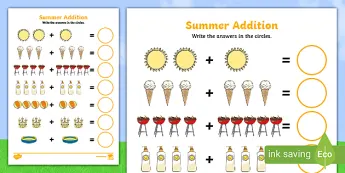 Summer Math Addition Summer Maths Activities | twinkl.co.uk