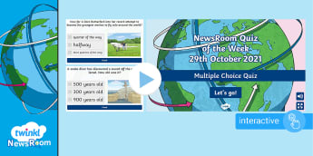 NewsRoom Interactive Weekly Quiz - 29th October 2021