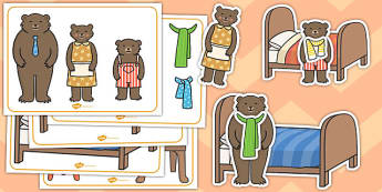 KS1 Goldilocks and the Three Bears Worksheets and Activities