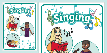 Singing Lessons Artwork Singing Arts | twinkl.co.uk