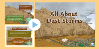 All About Dust Storms PowerPoint