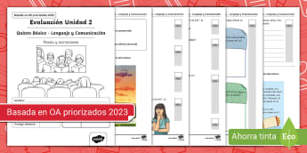 Escritura | Lenguaje Y Comunicación | 5° Básico | Chile