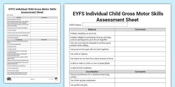 EYFS Assessment Sheets | twinkl.co.uk