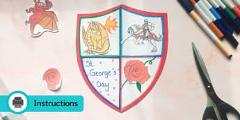 St George's Day Craft Activities - Twinkl