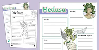 Medusa Task Medusa Activities | twinkl.co.uk