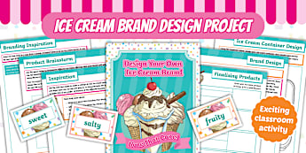 Ice Cream Brand Design History Project