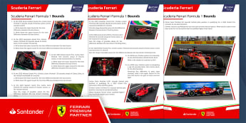 FREE! - Scuderia Ferrari: As partes do carro de F1 - Twinkl