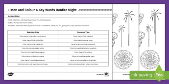 Bonfire Night Colouring Pages | twinkl.com.au