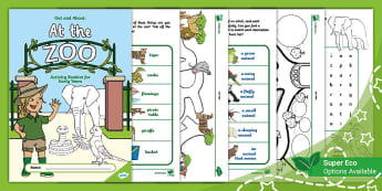 Out and About: At the Zoo Activity Booklet for Early Years