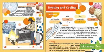 Heating and Cooling Activities | twinkl.co.uk