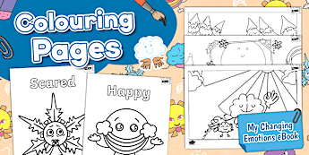 Emotions Colouring Pages | twinkl.com.au