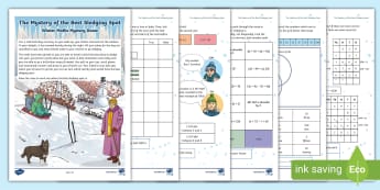 👉 Y2 Mystery of the Left Lunch Box Maths Mystery Game