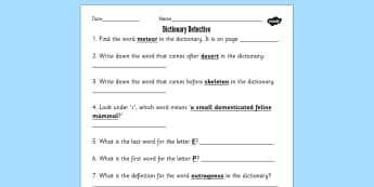 Digraph Detective Worksheet Second Grade