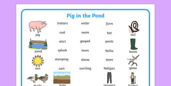 The Pig in the Pond - Martin Waddell Primary Resources
