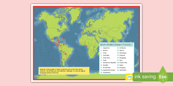 B1 Hoja informativa: Comida y países en inglés - Twinkl