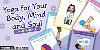 Yoga for Your Body, Mind and Soul Poster Pack F-2