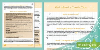 What to Expect in Trimester Three