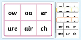 Letters and Sounds Phase 3 Phonics Planning - Resources