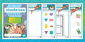 Dikdörtgen Çalışma Kitabım-Twinkl