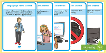 E Safety Posters How To Stay Safe Online Poster