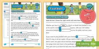 Football Reading Resources | twinkl.co.uk