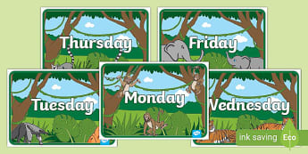 free jungle themed display lettering teacher made free jungle themed