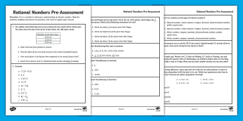 Rational Numbers Activities | twinkl.com