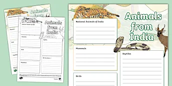 Animals Fact File Template • Twinkl.ca