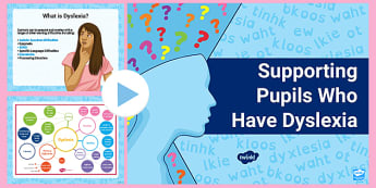 Supporting Pupils with Dyslexia CPD Training PowerPoint