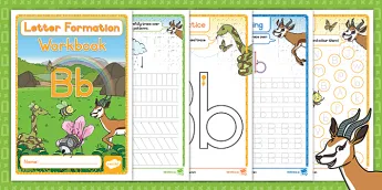 Letter 'b' Handwriting Worksheets | twinkl.co.uk