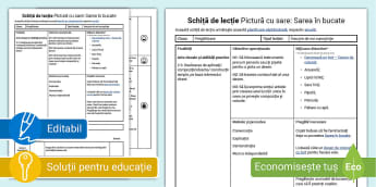 Pictură cu sare: Sarea în bucate – Lecție clasa pregătitoare