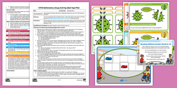 EYFS Maths: Beanbag Addition Whole Class Adult Input Plan and Resource Pack