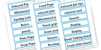 EYFS Labels | twinkl.co.uk