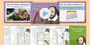 William Shakespeare Ks2 - Shakespeare Primary Activities