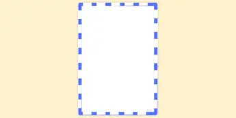 Blue Page Borders | twinkl.com.au